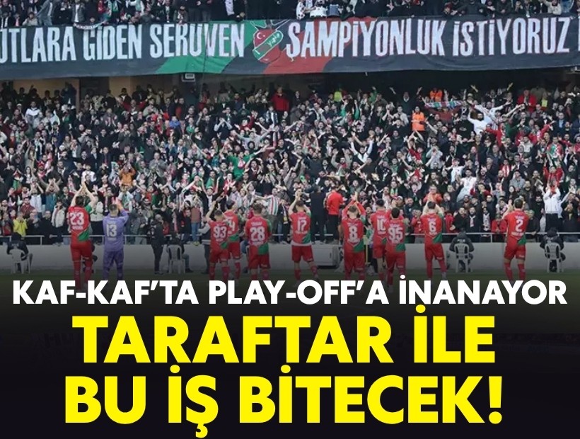 Karşıyaka Play-Off'a inanıyor: Taraftar ile bu iş bitecek