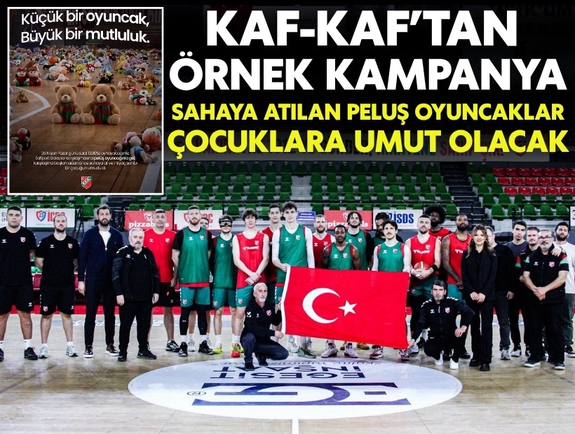Karşıyaka'dan örnek kampanya: Tribünlerden atılan peluş oyuncaklar çocuklara umut olacak
