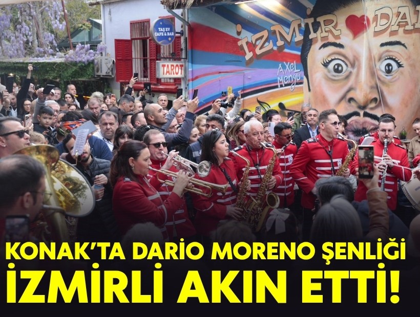 Konak’tan Dario Moreno için unutulmaz şenlik: İzmirliler akın etti
