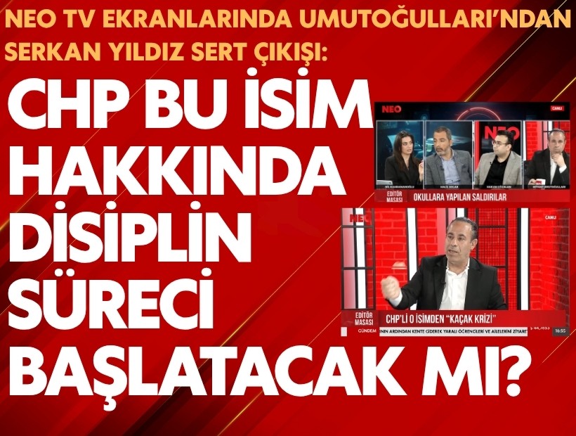 NEO TV ekranlarında umutoğulları’ndan Serkan Yıldız sert çıkışı:
