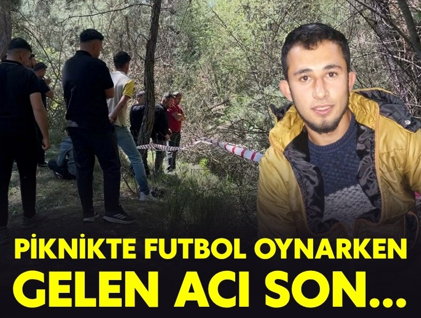 Piknikte akıl almaz ölüm: Topun arkasından uçuruma düştü