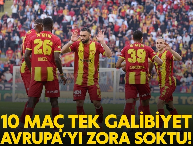 Son 10 maçta bir kez kazanan Göz-Göz sıkıntıda!