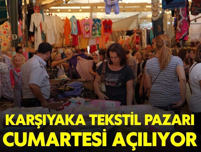 Tekstil Günleri Bostanlı Pazar Yeri’nde kapılarını açıyor!