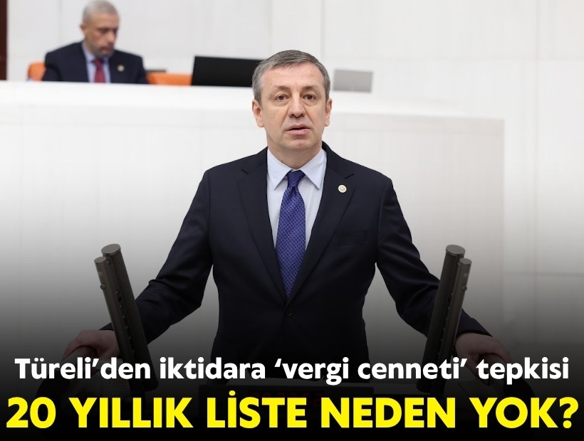 Türeli’den iktidara ‘vergi cenneti’ tepkisi: 20 yıllık liste neden yok?