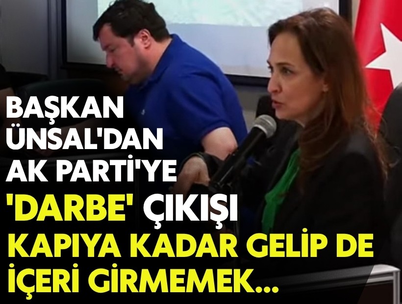 Başkan Ünsal'dan AK Partili Öztürk'ün uyarılarına 'darbe' yanıtı