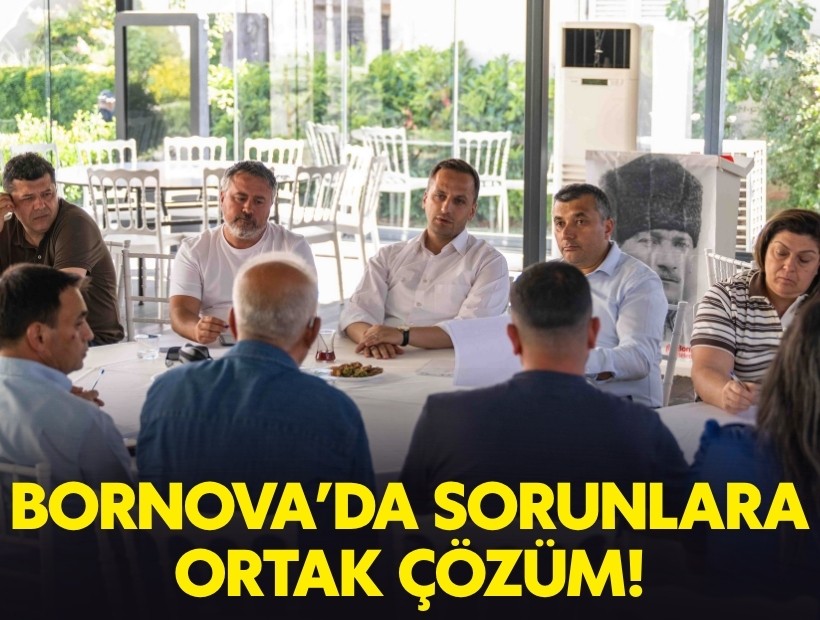 Bornova'da sorunlara ortak çözüm