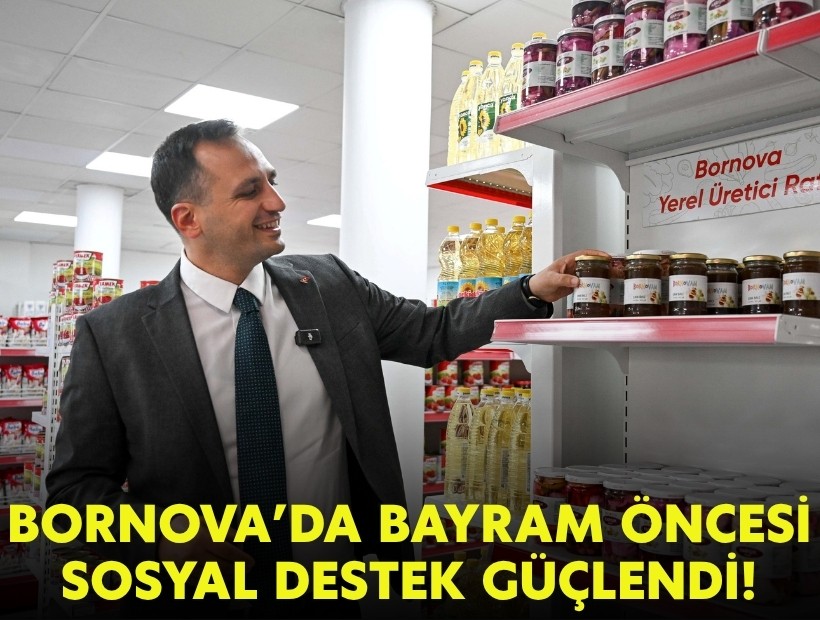 Bornova’da bayram öncesi sosyal destek güçlendi