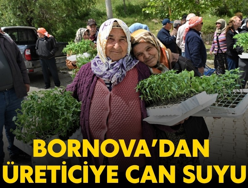 Bornova’dan üreticiye can suyu