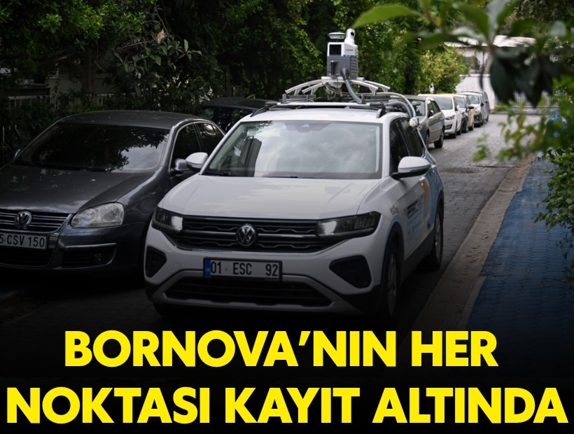 Bornova’nın her noktası 360 görüntüyle kayıt altında