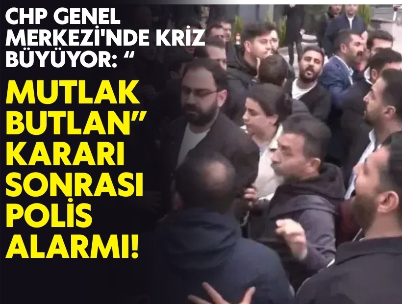 CHP Genel Merkezi önünde hareketlilik: Polis sayısı artıyor!