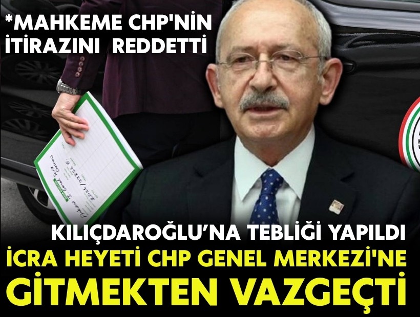 CHP'nin 'mutlak butlan' itirazına mahkemeden ret! İcra heyeti genel merkeze gitmekten vazgeçti