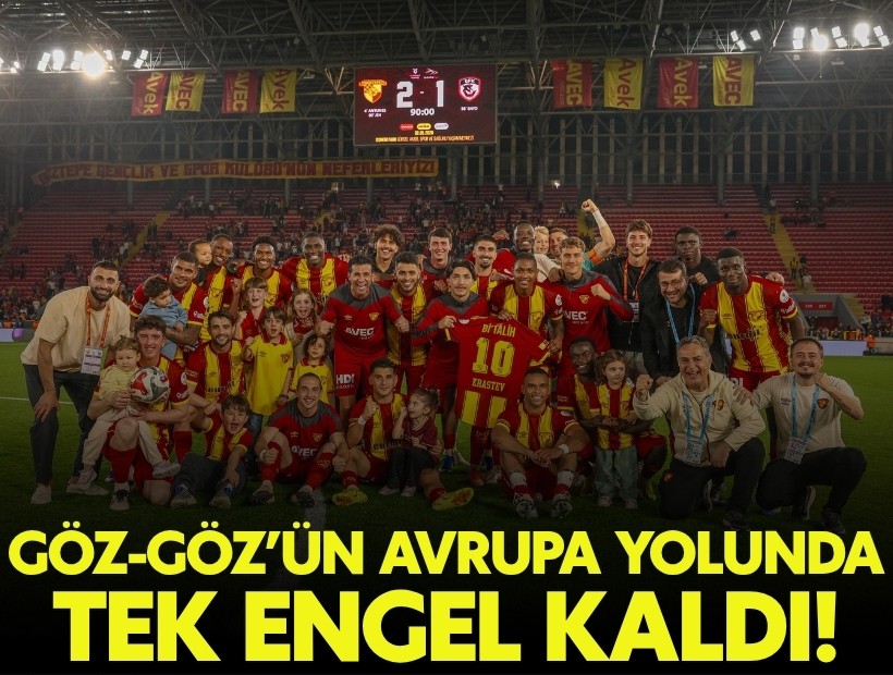 Göztepe Avrupa yolunda en zor ve son viraj!