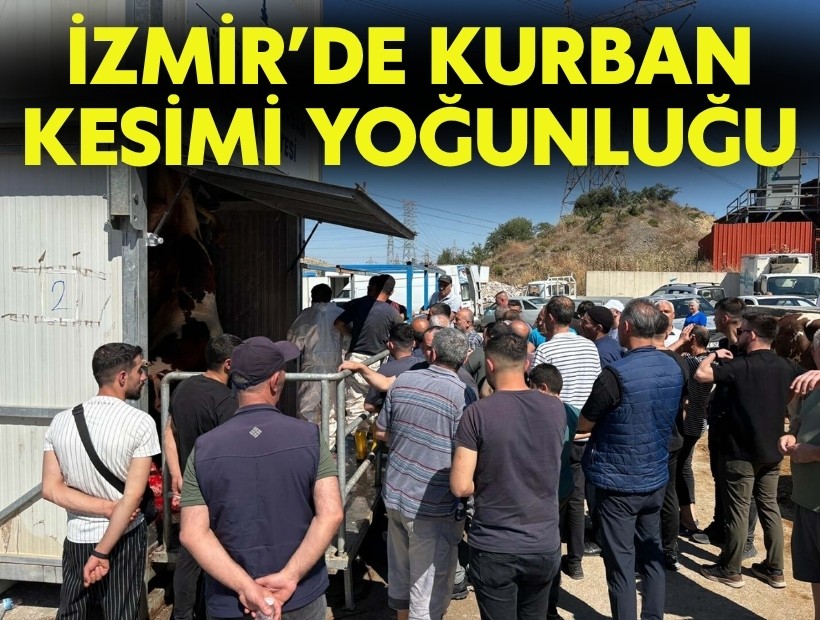 İzmir’de kurban kesim yoğunluğu