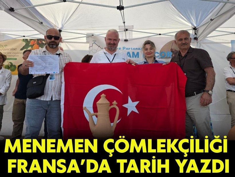 Menemen çömlekçiliği Fransa’da tarih yazdı