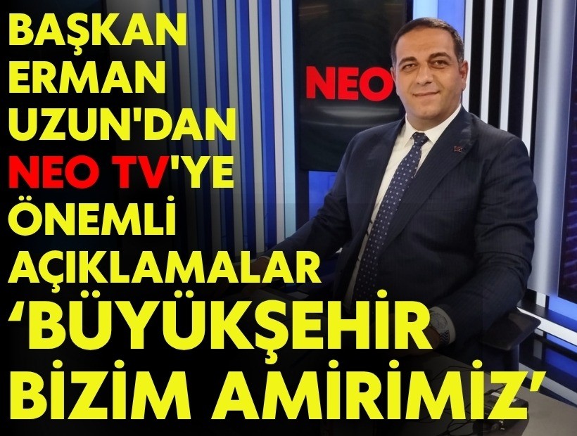 Narlıdere Belediye Başkanı Erman Uzun'dan Büyükşehir açıklaması: 'Başkanımız ve bürokratlarımızla uyumluyuz'
