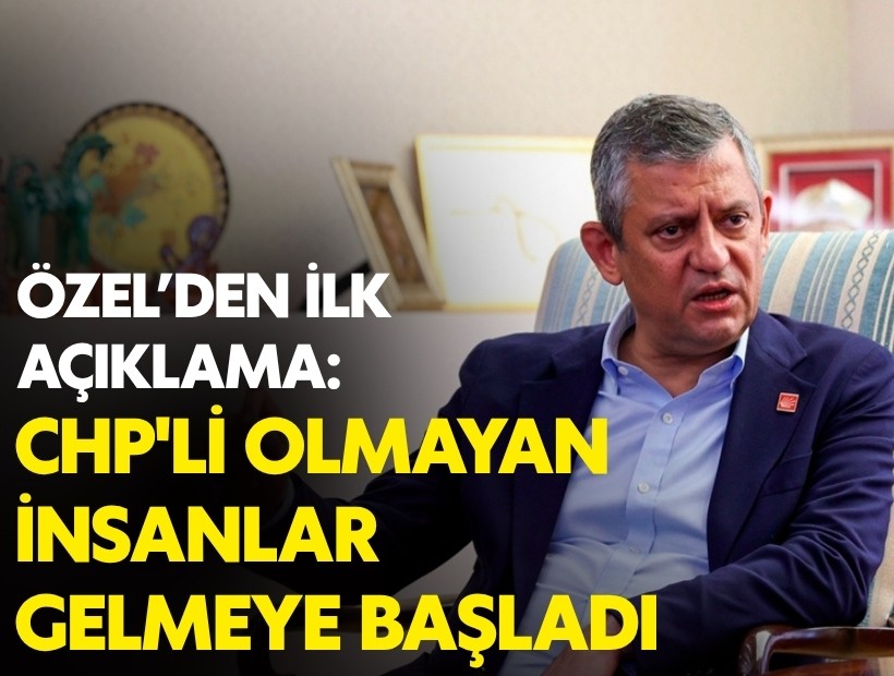 Özgür Özel'den CHP Genel Merkezi önündeki 'tahliye gerginliği' hakkında ilk açıklama