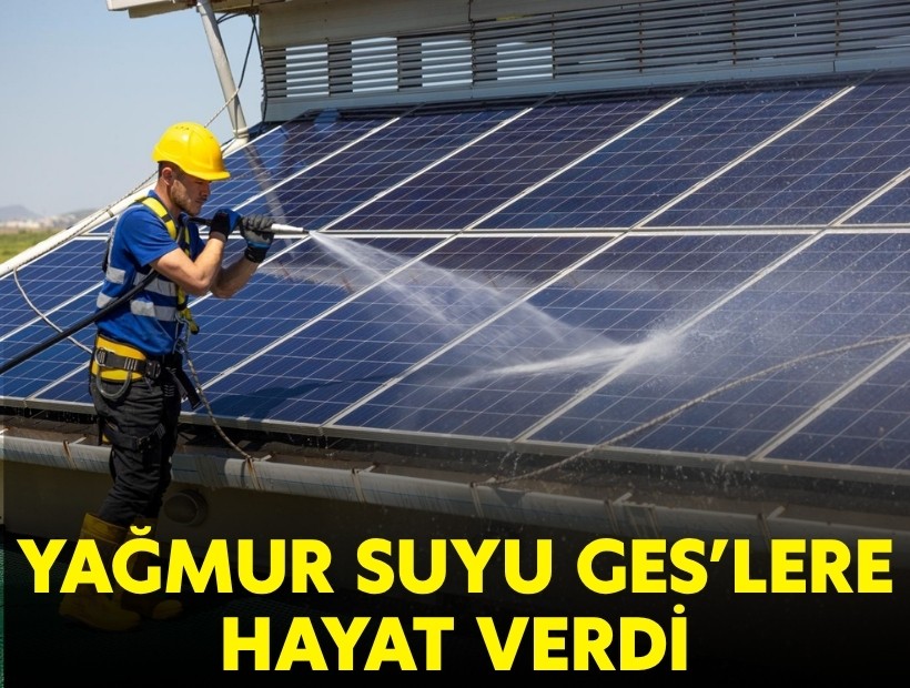 Yağmur suyu GES’lere hayat verdi