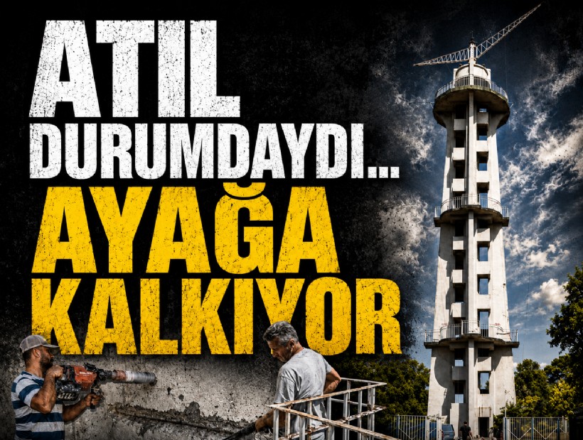 Atıl durumdaki Paraşüt Kulesi ayağa kalkıyor