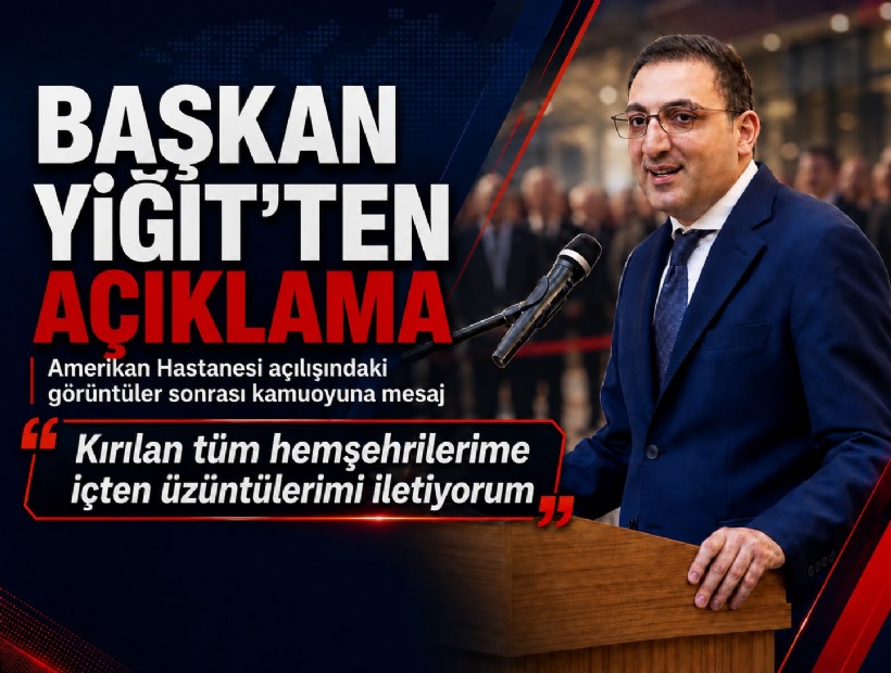Başkan Yiğit'ten 'fıkra' açıklaması: 'Anlamadım, nezaketen gülümsedim'
