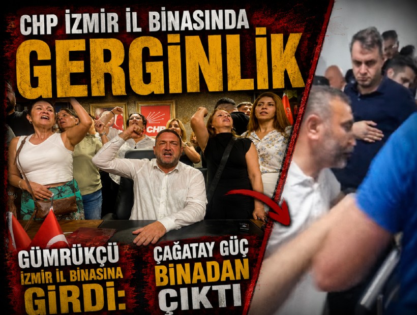 CHP İzmir'de tansiyon yükseldi: Utku Gümrükçü il binasında!