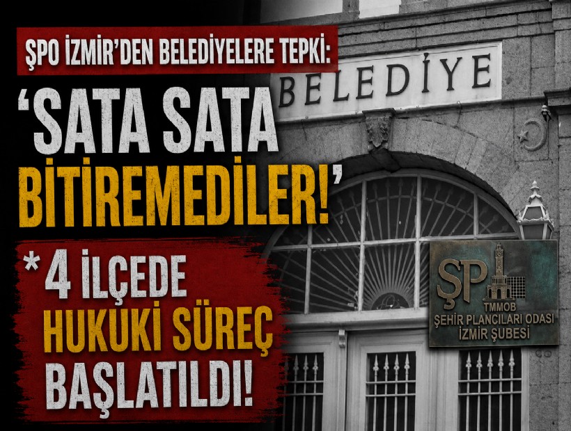 ŞPO İzmir'den belediyelere tepki: 'Sata Sata Bitiremediler!'