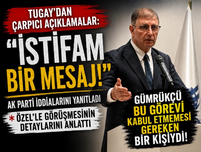 Tugay transfer iddialarını yanıtladı, Özel'le görüşmesinin detaylarını anlattı: İstifam bir mesaj!