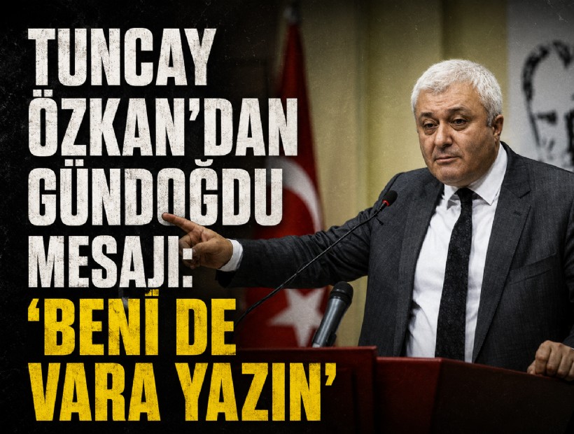 Tuncay Özkan’dan Gündoğdu mesajı: ‘Beni de vara yazın’