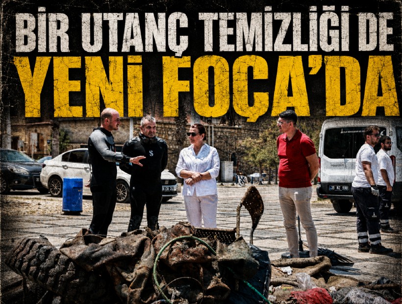 Yeni Foça’da denizden çıkanlar untandırdı!