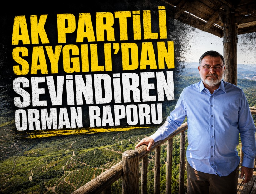 AK Parti İzmir İl Başkanı Saygılı’dan çarpıcı orman raporu!