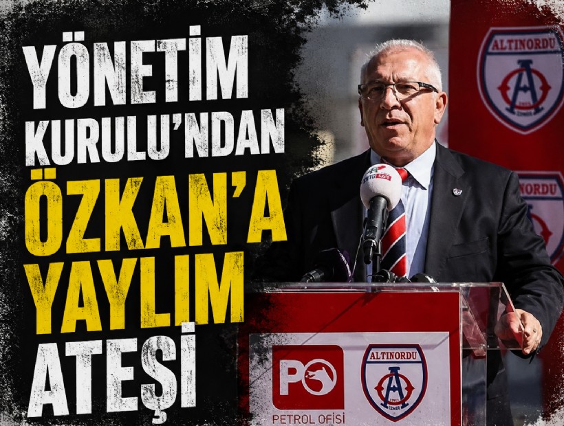 Altınordu'da dernek yönetiminden Seyit Mehmet Özkan'a yaylım ateşi