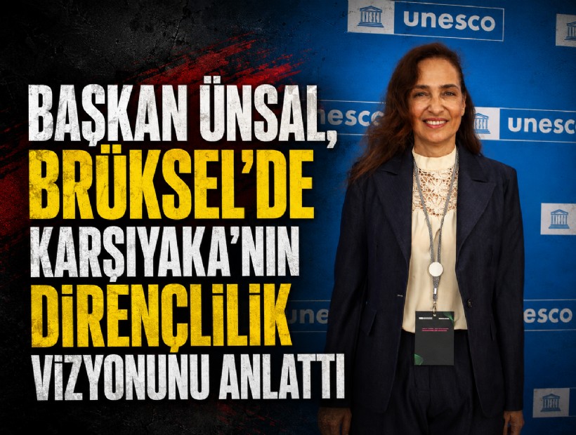 Başkan Ünsal, Brüksel’de Karşıyaka’nın dirençlilik vizyonunu anlattı