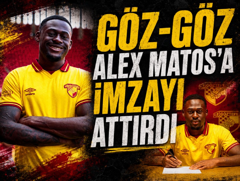 Göztepe Alex Matos'a imzayı attırdı