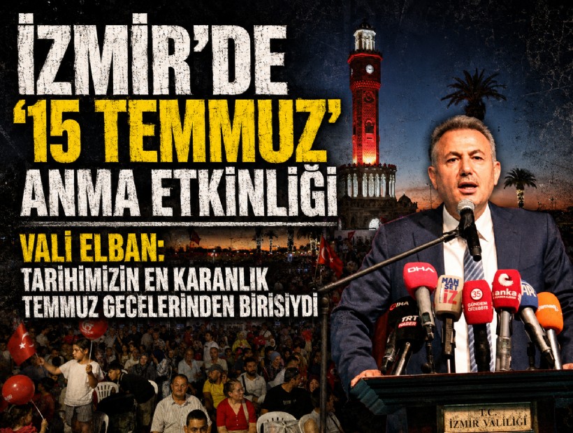 İzmir’de ‘15 Temmuz’ anma etkinliği