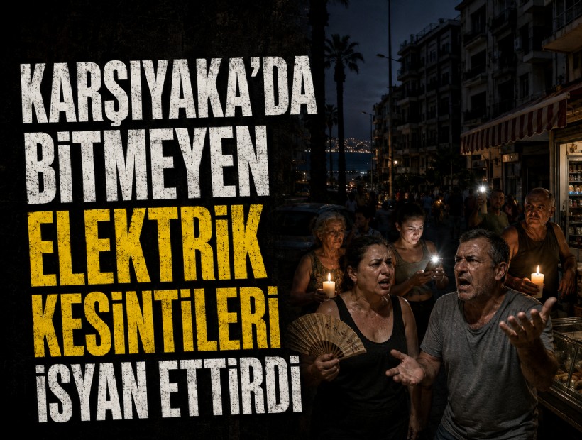 Karşıyaka’da bitmeyen elektrik kesintileri isyan ettirdi