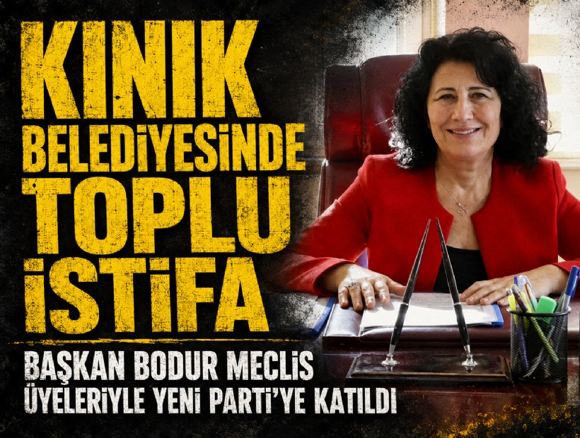 Kınık Belediyesi'nde toplu istifa: Başkan Bodur meclis üyeleriyle YENİ Parti’ye katıldı