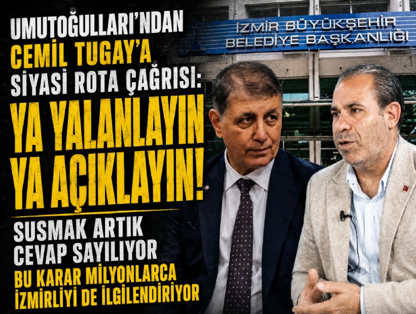 Umutoğulları’ndan Cemil Tugay’a siyasi rota çağrısı: 'Susmak artık cevap sayılıyor!'
