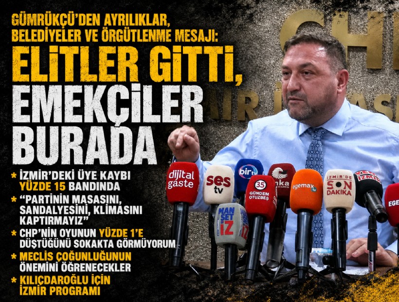 Utku Gümrükçü’den ayrılıklar, belediyeler ve örgütlenme mesajı: 'Elitler gitti, emekçiler burada'