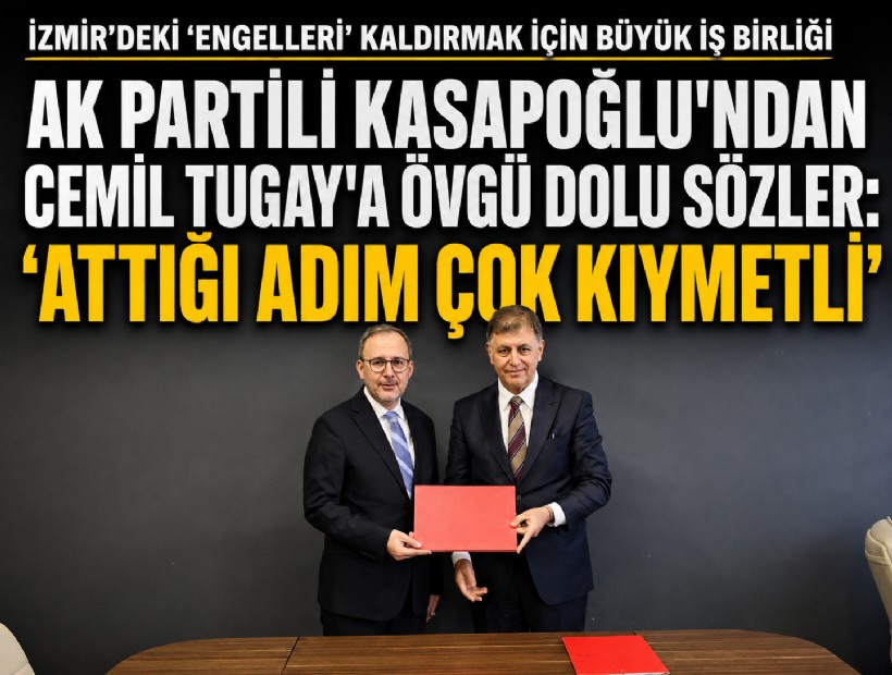 AK Partili Kasapoğlu'ndan Cemil Tugay'a övgü dolu sözler: 'Attığı adım çok kıymetli'