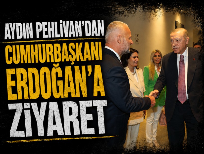 Aydın Pehlivan’dan Cumhurbaşkanı Erdoğan’a ziyaret