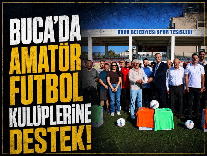 Buca’da amatör futbol kulüplerine destek