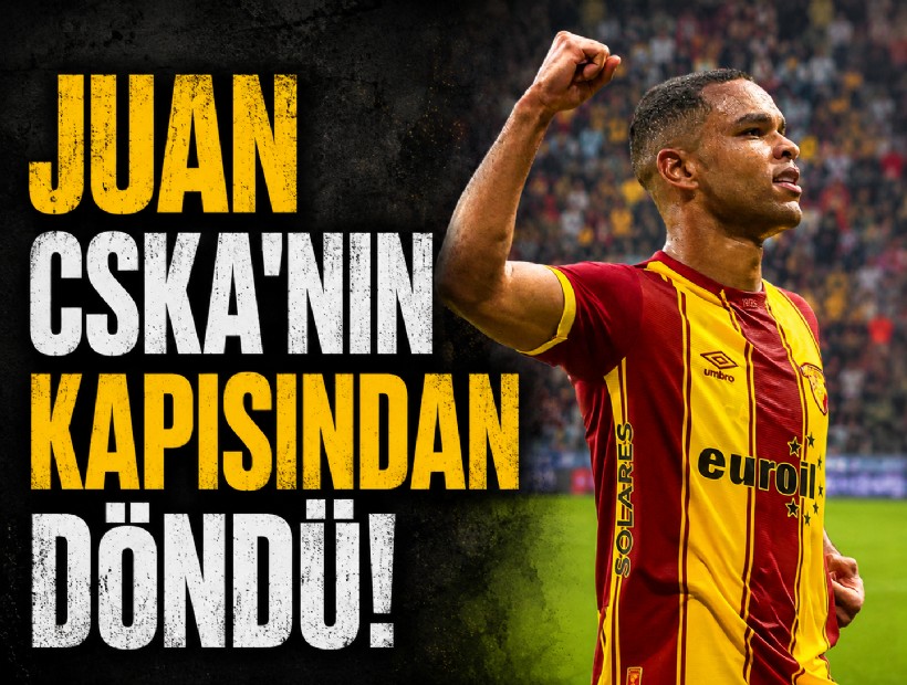 Göztepe'de Juan CSKA'nın kapısından döndü