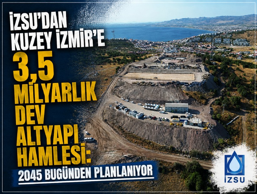 İZSU’dan kentin kuzey aksına 3,5 milyar liralık çevre yatırımı