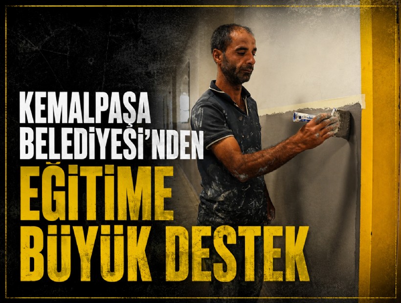 Kemalpaşa Belediyesi'nden eğitime büyük destek
