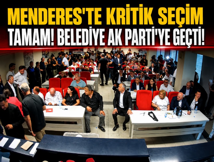 Menderes'te kritik seçim tamam! Başkan Vekili CHP'lilerin de desteğiyle AK Partili Asuman Şen oldu!