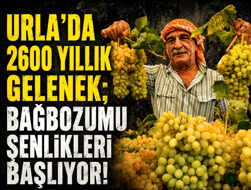 Urla’da 2600 yıllık gelenek; Bağbozumu Şenlikleri başlıyor