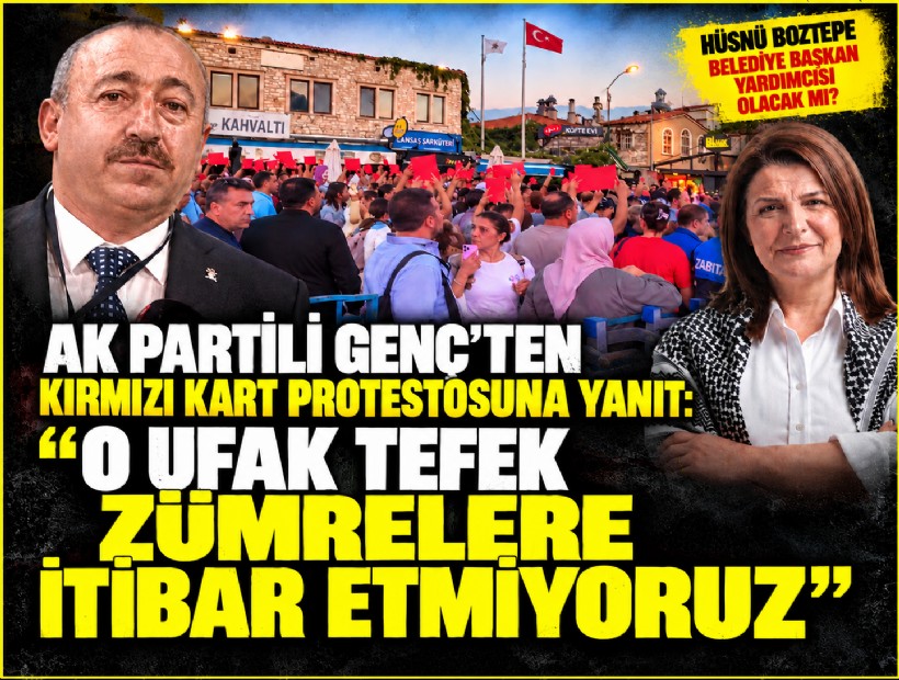 AK Partili Genç’ten kırmızı kart protestosuna yanıt: ‘O ufak tefek zümrelere itibar etmiyoruz’