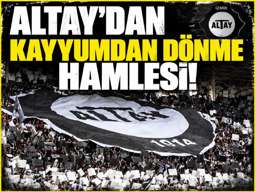 Altay kayyımdan vazgeçiyor!