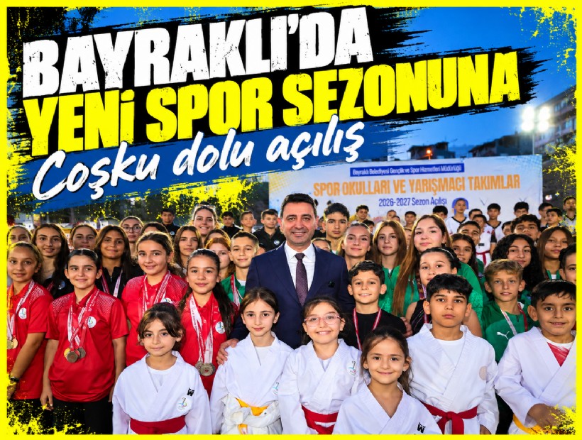 Bayraklı'da yeni spor sezonuna çoşku dolu açılış