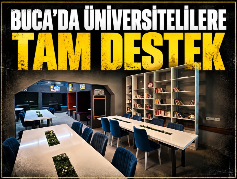 Buca’da üniversitelilere tam destek