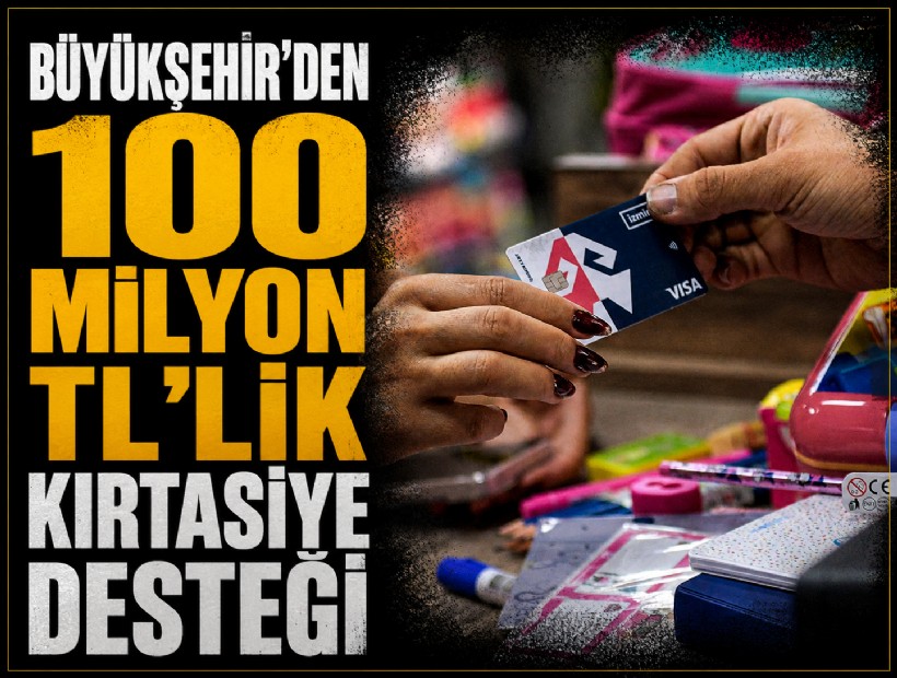 Büyükşehir’den 100 milyon TL’lik kırtasiye desteği